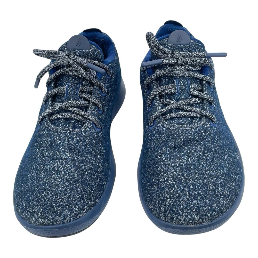 Allbirds Wool Runners Blue Merino Wool Shoes Men’s 9 Women’s 11 - Picture 3 of 6
